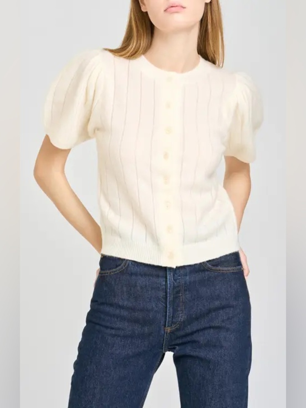 Bridget Puff Sleeve Cardigan